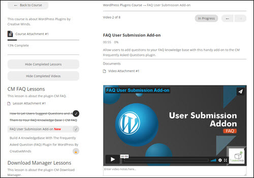 Online Video Classes Platform